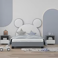 Modern Children's Bed Boy 3d model