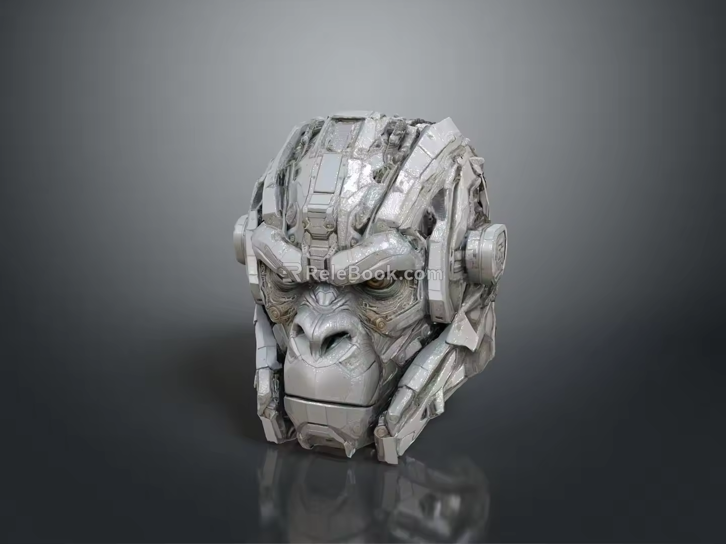 Sci-Fi Helmet Alien Helmet-Helmet High Tech Helmet Game Helmet 3d model