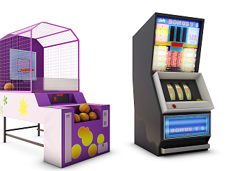 Game machine 3d model