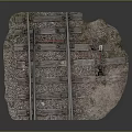 Detailed Railway Track Model Scene With Wooden Sleepers Gravel Mechanical Device And Weeds