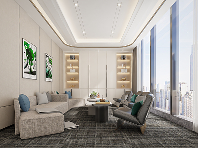 Modern Reception Room model