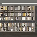 Modern Bookcase Bookshelf 3d model