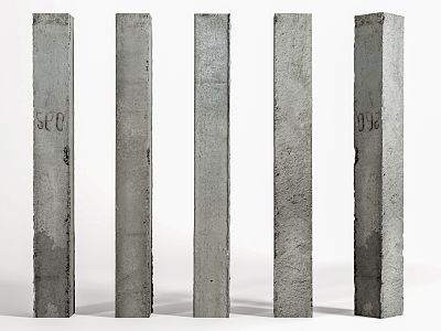 column concrete column cement column 3d model