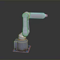 Industrial Robotic Arm Multi Joint Metal Structure for Manufacturing Automation Industrial Equipment