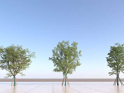 Residential Bracket Tree 3d model