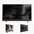Smart Modern TV with Ultra Thin Bezel and High Definition 3d model