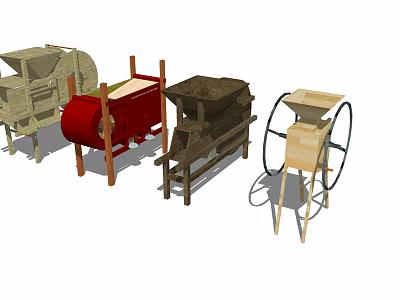 Modern Valley Windmill Farm Tools 3d model