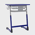 Durable Adjustable Student Desk And Chair Set With Space Saving Storage Basket For School Classroom