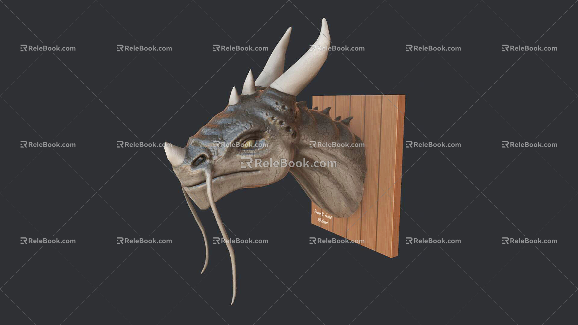 Modern Animal Wall Decorations Faucet Wall Hanging 3d model