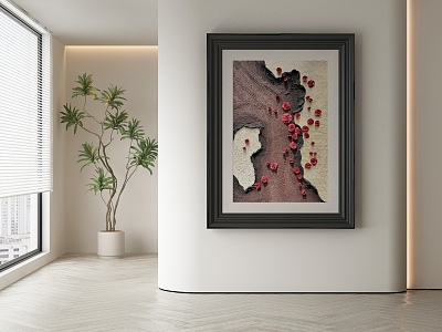 New Chinese Decorative Painting 3d model