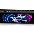 MSI Handheld Gaming PC With Vibrant Dragon Graphic Display And LED Controller Joysticks