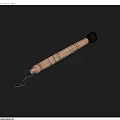 Practical Daily Life Wooden Tool With Round Top Head Small Hook And Comfortable Grip