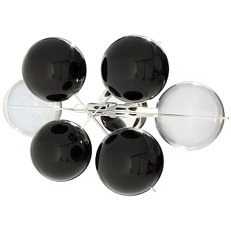 Atom modern wall lamp 18w 3d model