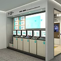 Hisense Retail Store Interior With Display Counters And Electronics Appliances Showcases