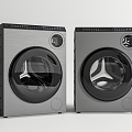 Xiaomi Double Drum Washer Washing Machine Dryer 3d model