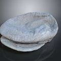 Gray Beret Hat Made Of Soft Fabric For Everyday Casual Wear
