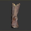 Modern Boots Denim Portland 3d model