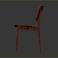 Classic Wooden Leisure Chair Featuring Simple Design Natural Wood Grain And Slender Legs