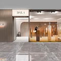 Modern Clothing Store Interior Design With Window Display Mannequins And Wooden Facade