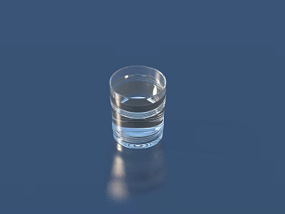Glass Cup Wine Cup Life Supplies Craft Ornaments Artwork 3d model