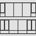Modern Casement Window Design Featuring Aluminum Frame And Multiple Glass Panels