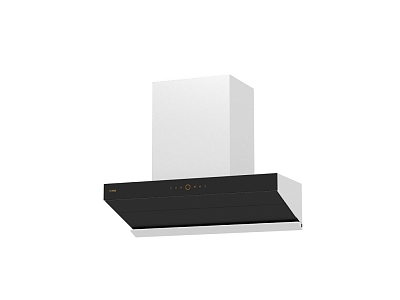 modern hood range hood 3d model