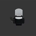 Ergonomic Military Aircraft Cockpit Seat With Black Protective Frame And Cushioned Backrest