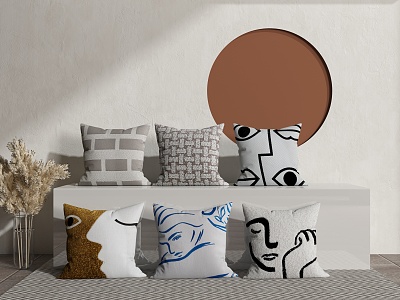 Modern pillow 3d model