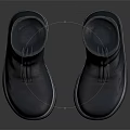 Stylish Black Leather Boots with Zipper Design for Everyday Wear