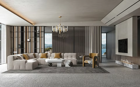 The Silent Living Room 3d model