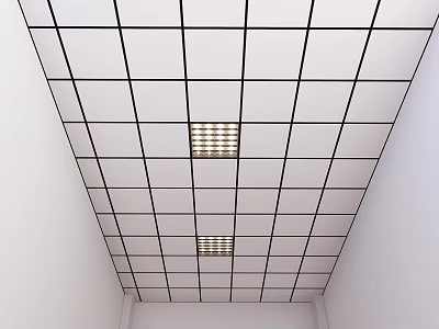 Integrated ceiling 3d model