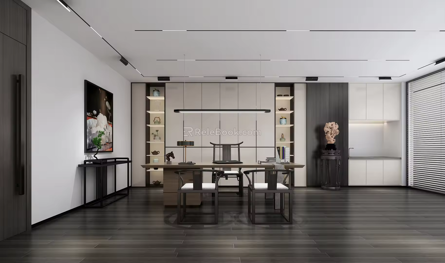 New Chinese Office 3d model