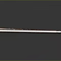Two Long Traditional Wooden Musical Equipment Instruments With Holes Design