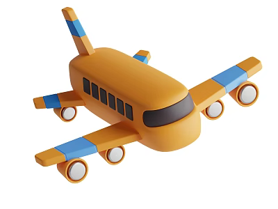 Airplane Toy Airplane Cartoon Airplane 3d model