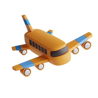 Airplane Toy Airplane Cartoon Airplane 3d model