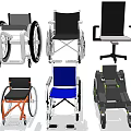 Essential Medical Equipment Collection Featuring Standard Folding And Electric Wheelchairs And Mobility Chairs