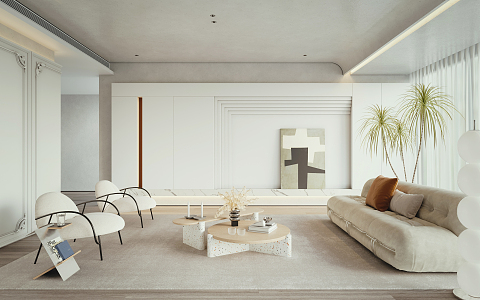 The Silent Living Room 3d model