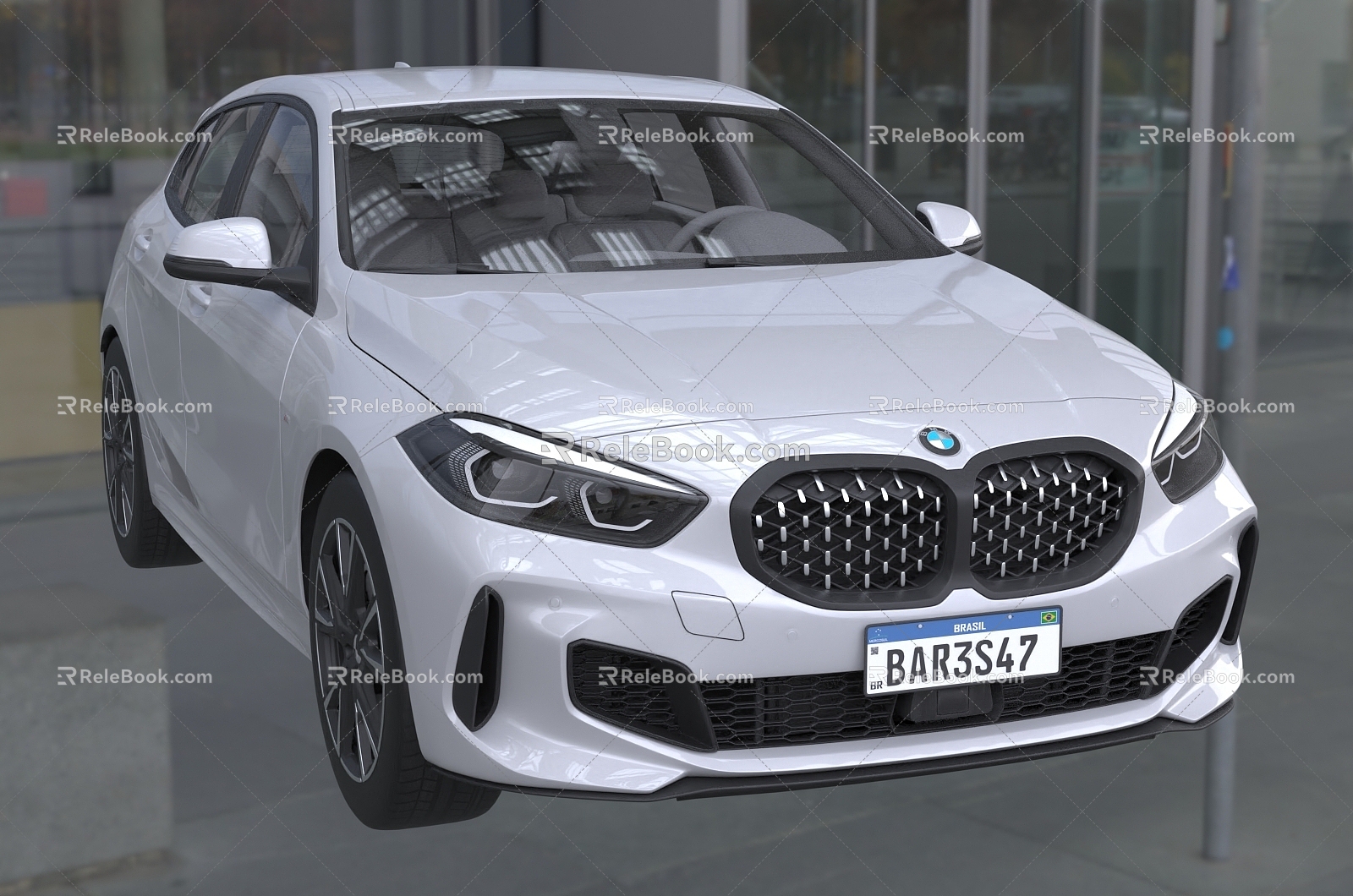 2024 BMW 118i Car Sedan 3d model