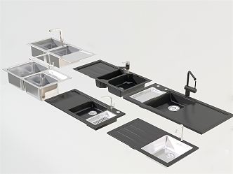 Modern wash basin sink 3d model