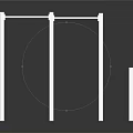 White Metal Frame Support Equipment Featuring Various Structures And Sizes