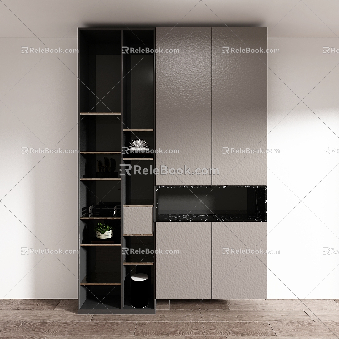 Modern shoe cabinet 3d model