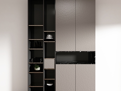 Modern shoe cabinet model