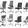 Modern Office Chairs With Mesh Back Swivel Wheels And Various Neutral Styles