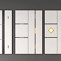 Honeycomb Large Panel Ceiling Integrated Ceiling 3d model
