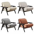 Comfortable Caramel Velvet Leisure Chair With Sturdy Black Solid Wood Armrests And Sleek Supporting Legs