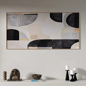 Light Luxury Decoration Painting 3d model