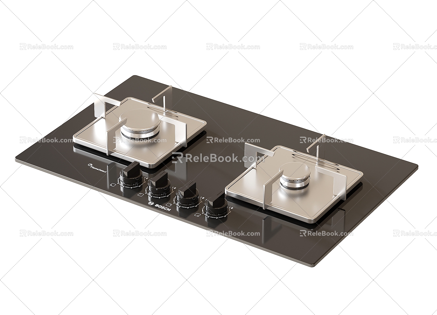 Gas stove 3d model