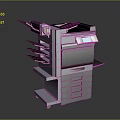 Modern Printer Copier Black and White Copier Color Copier Sharp Copier 3d model