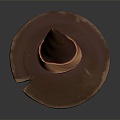 Modern Hat Witch Hat 3d model