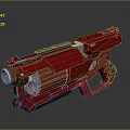 Science Fiction Weapon Laser Pulse Gun Science Fiction Gun Laser Gun Pulse Gun Pulse Weapon 3d model
